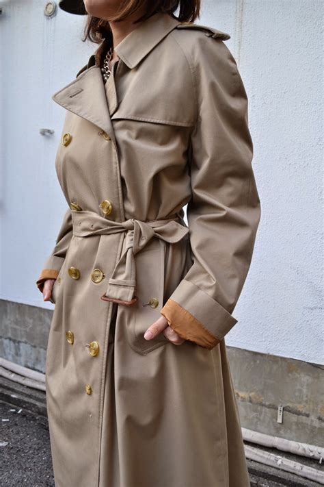 burberry trench coat womens vintage|Burberry coat second hand.